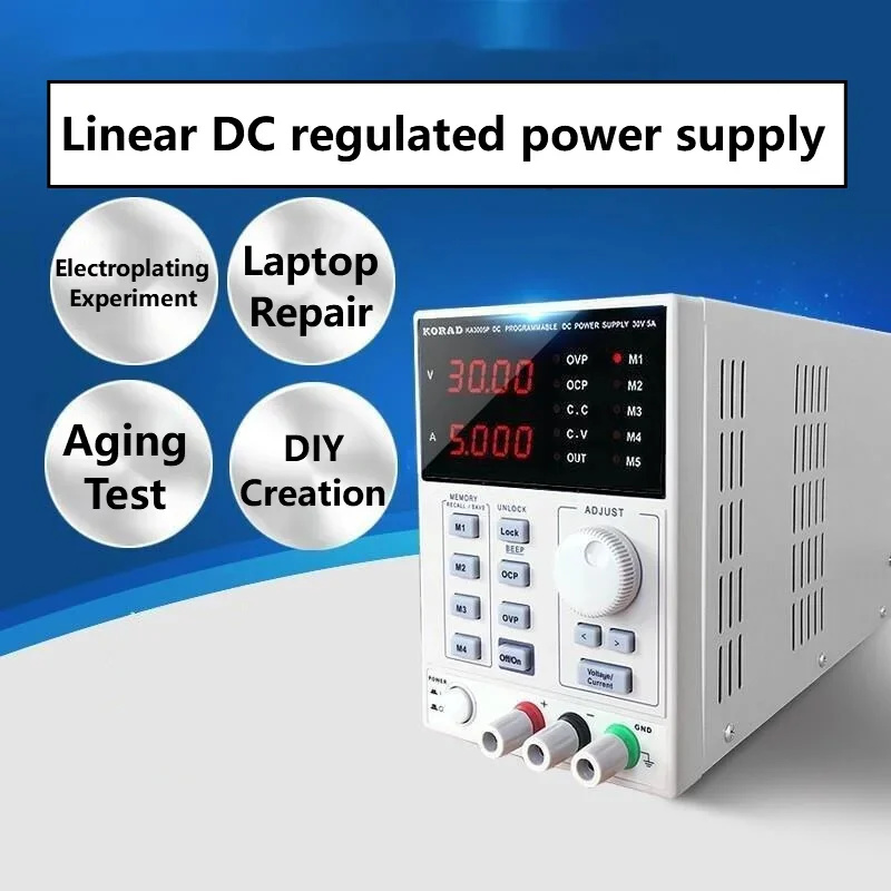 Programmable Dc Power Supply 60V 5A - Zasilacz liniowy DC regulowany 30V 60V