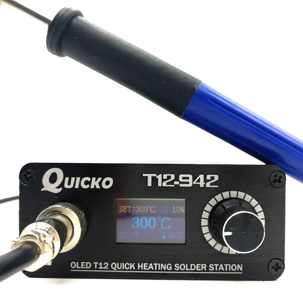 QUICKO MINI T12 STC OLED cyfro – Soldering Station T12 Oled recenzja i cena