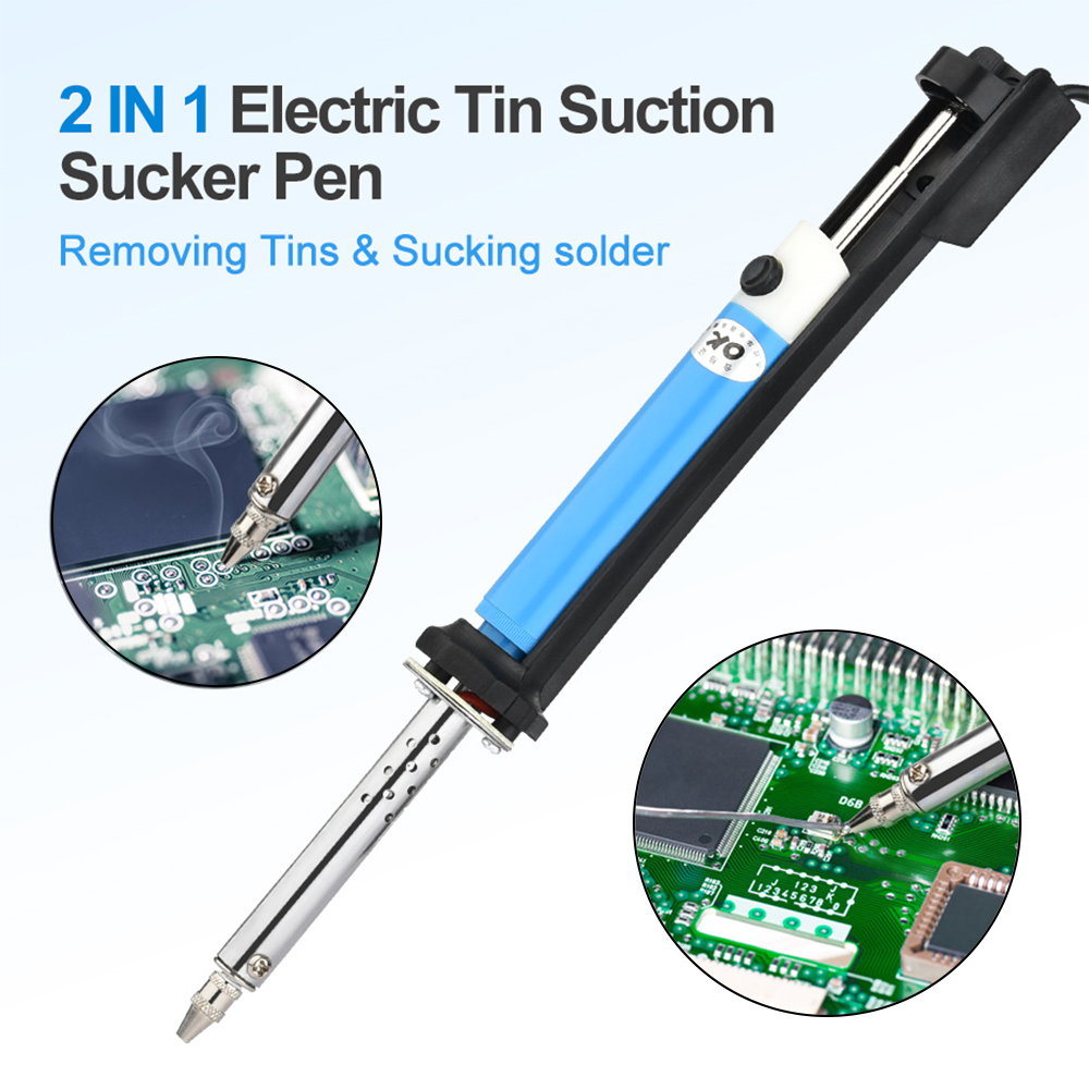 Elektryczna odsysarka do lutu  – Desoldering Gun Vacuum Electric recenzja i cena