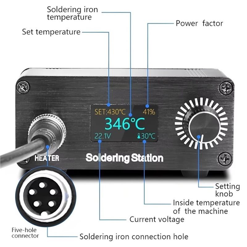 ABYN-Professional T12 Przenośn – Soldering Station T12 Oled recenzja i cena