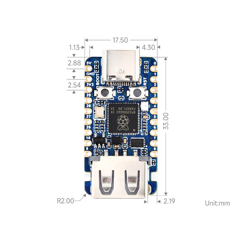 Raspberry Pi Pico 2 RP2350-USB – Banana Pi Bpi-M5 recenzja i cena