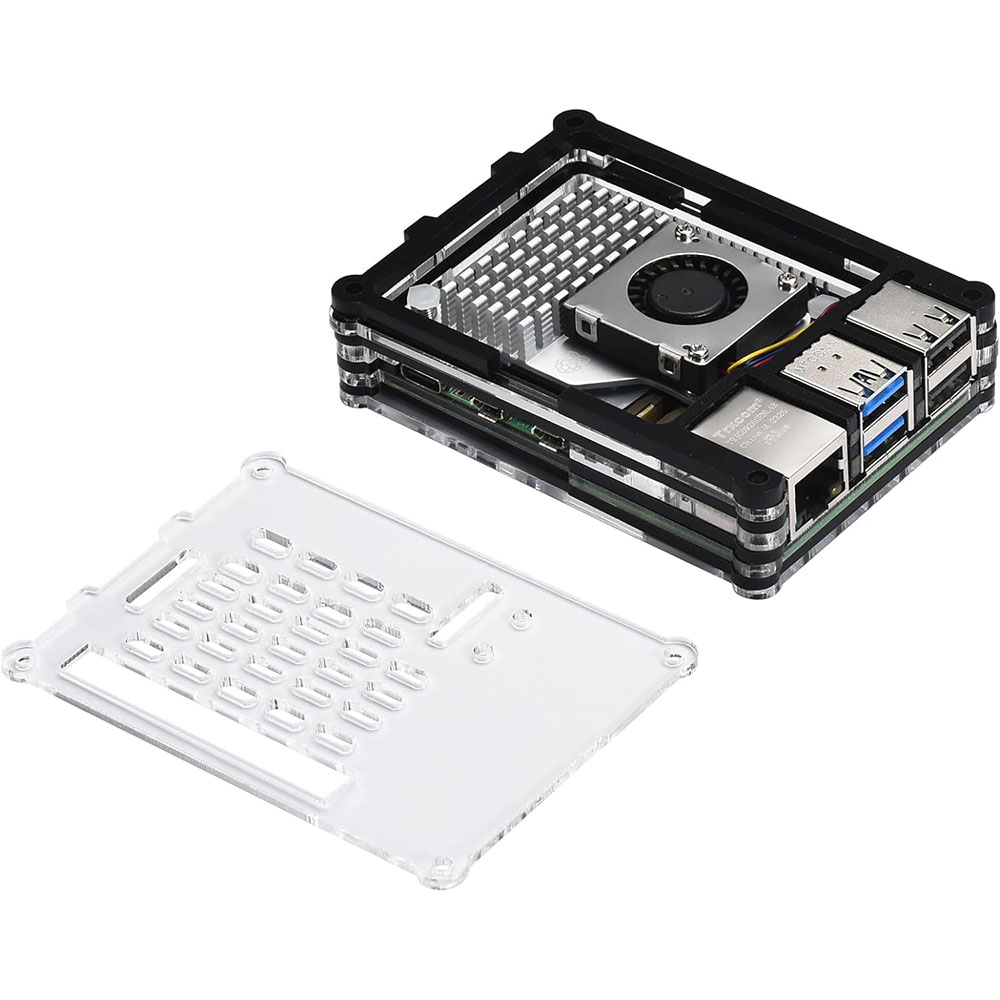 Akrylowa skrzynka z zestawem w – Raspberry Pi 5 8Gb Kit recenzja i cena